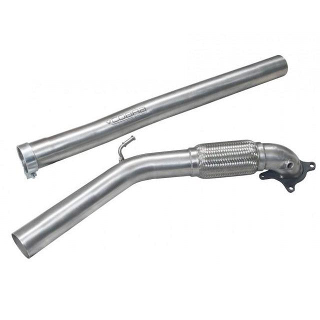 VW Scirocco R 2.0 TSI (09-18) Sports Cat / De-Cat Front Downpipe Performance Exhaust - Cobra Sport