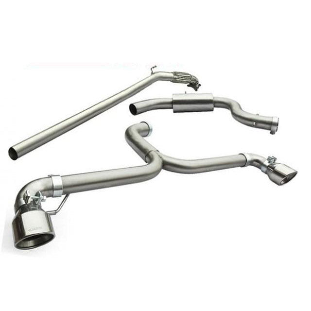 VW Scirocco R 2.0 TSI (09-18) Venom Box Delete Race Turbo Back Performance Exhaust - Cobra Sport
