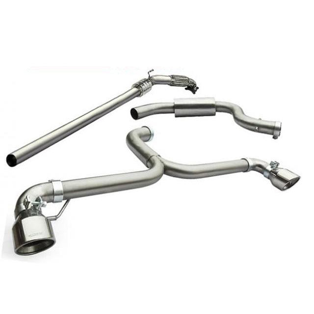 VW Scirocco R 2.0 TSI (09-18) Venom Box Delete Race Turbo Back Performance Exhaust - Cobra Sport
