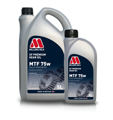 XF Premium MTF 75w Manual Transmission Fluid - Millers Oil