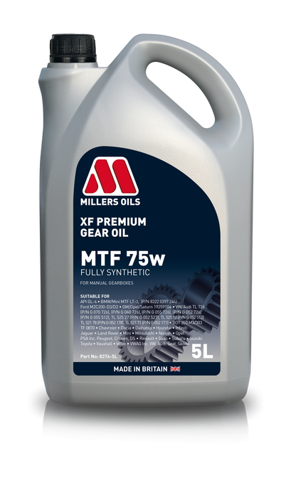XF Premium MTF 75w Manual Transmission Fluid - Millers Oil