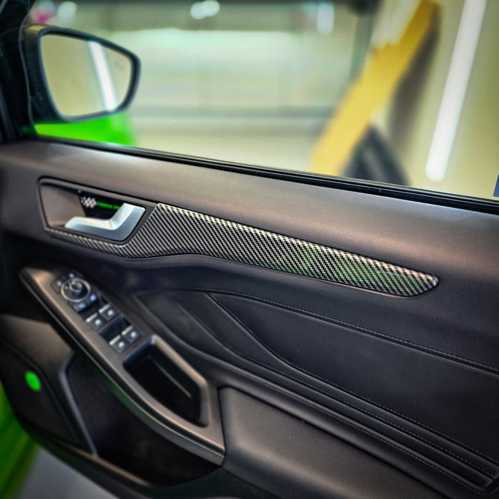 Carbon Fibre Look Door Card Trim Cover for MK4 / MK4.5 Focus | CEUK