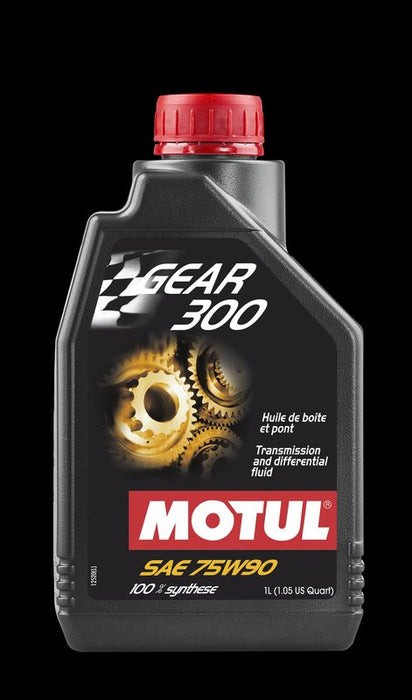 motul gear 300 75w90 1l Motul Gear 300 75w-90 Fully Synthetic Racing Transmission & Differenti – VUDU Performance
