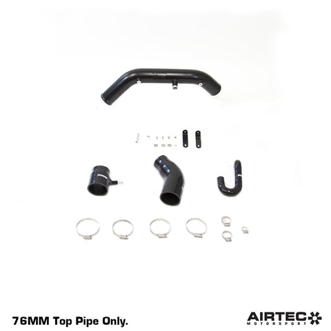AIRTEC MOTORSPORT RS-STYLE 76MM TOP INDUCTION PIPE FOR FIESTA ST180 - Car Enhancements UK