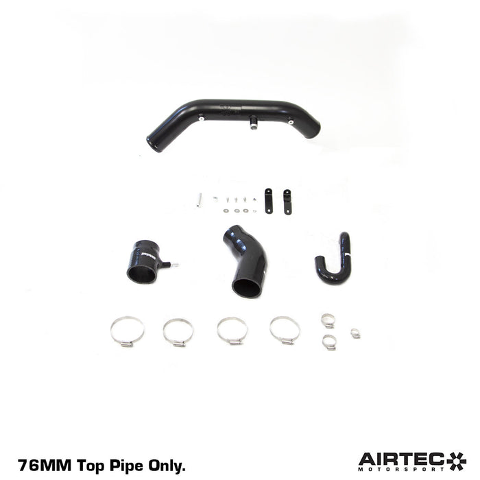 AIRTEC MOTORSPORT RS-STYLE 76MM TOP INDUCTION PIPE FOR FIESTA ST180 - Car Enhancements UK