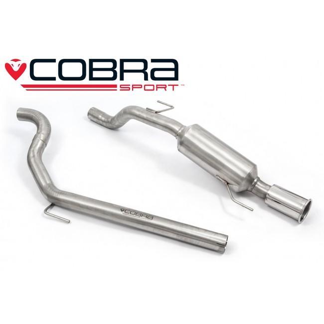 Cobra Exhausts - Vauxhall Corsa D 1.6 SRI (07-09) Cat Back Performance Exhaust | Car Enhancements UK