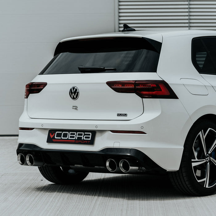 Cobra Exhausts - VW Golf R (Mk8) 2.0 TSI (21>) Race GPF Back Performance Exhaust | Car Enhancements UK