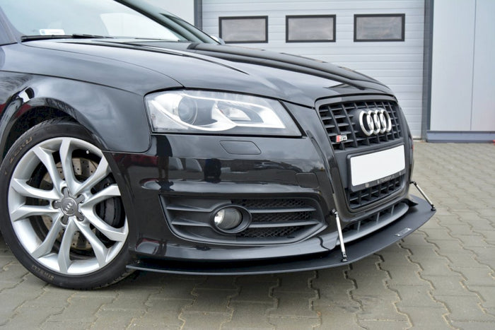 Maxton Design - FRONT RACING SPLITTER AUDI S3 8P (FACELIFT MODEL) 2009-2013