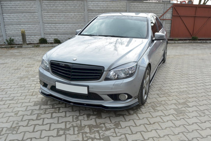 Maxton Design - FRONT SPLITTER MERCEDES C W204/S204 AMG-LINE (PREFACE)