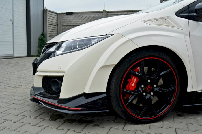 Maxton Design - FRONT SPLITTER V.2 HONDA CIVIC IX TYPE R (2015-2017)