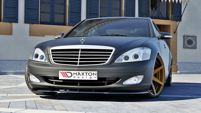Maxton Design - FRONT SPLITTER MERCEDES S-CLASS W221