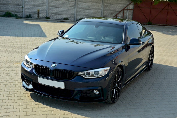 Maxton Design - Front Splitter V.1 BMW 4 Coupe / Gran Coupe / Cabrio M-Pack F32 / F36 / F33