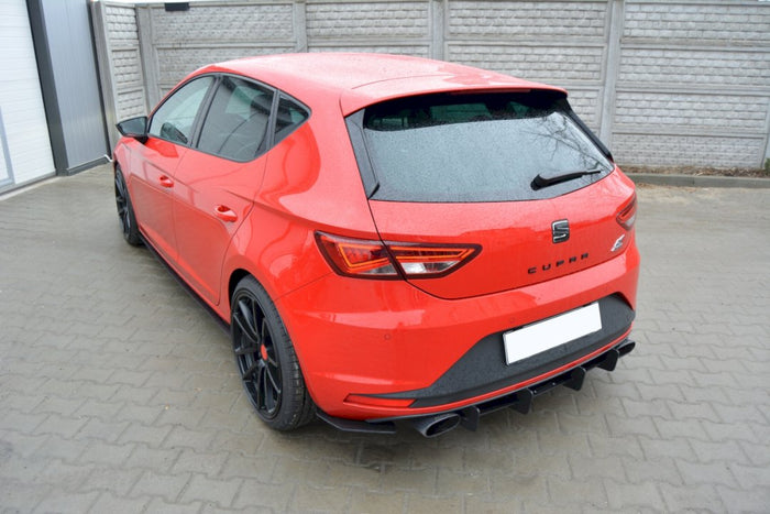 Maxton Design - SEAT LEON III CUPRA REAR DIFFUSER & REAR SIDE SPLITTERS