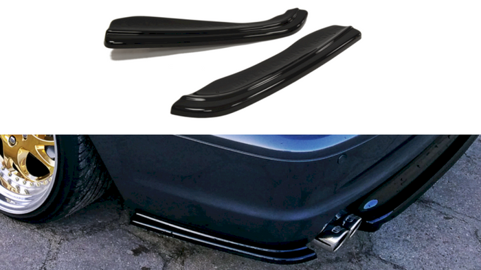 Maxton Design - REAR SIDE SPLITTERS BMW 3 E46 MPACK COUPE