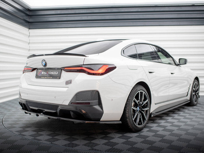 Maxton Design - CENTRAL REAR SPLITTER (VERTICAL BARS) V.1 BMW I4 M-PACK G26