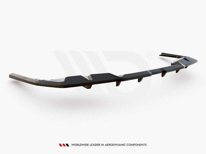 Maxton Design - CENTRAL REAR SPLITTER (VERTICAL BARS) V.1 BMW I4 M-PACK G26