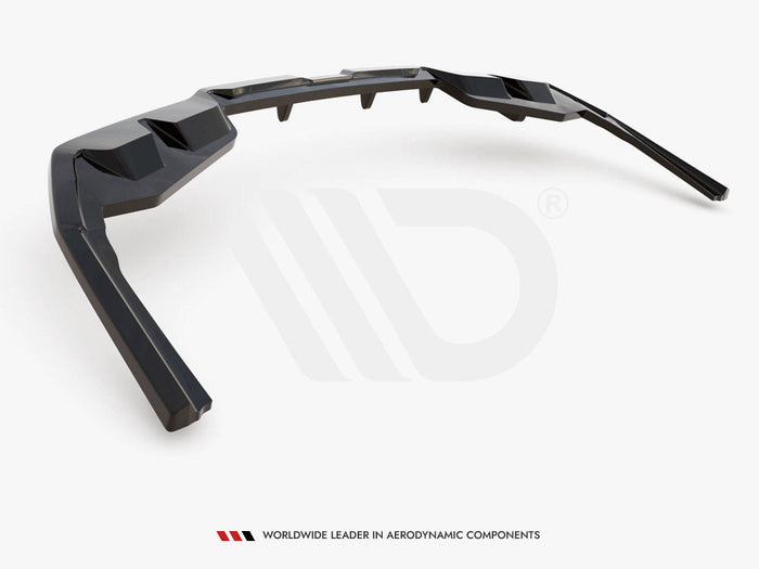 Maxton Design - CENTRAL REAR SPLITTER (VERTICAL BARS) V.1 BMW I4 M-PACK G26