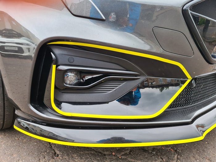 Front Fog Surround for MK4 ST & ST Line | CEUK (Carbon Fibre Look or Gloss Black)