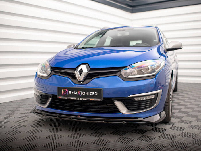 Maxton Design - FRONT SPLITTER RENAULT MEGANE GT LINE GRANDTOUR MK3 FACELIFT
