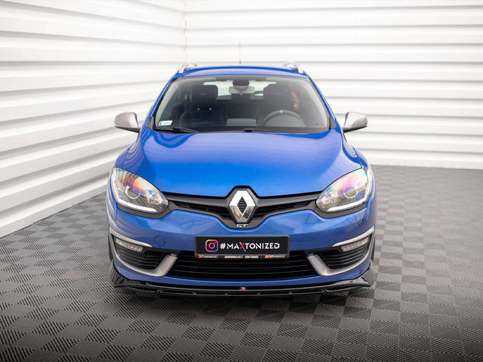 Maxton Design - FRONT SPLITTER RENAULT MEGANE GT LINE GRANDTOUR MK3 FACELIFT