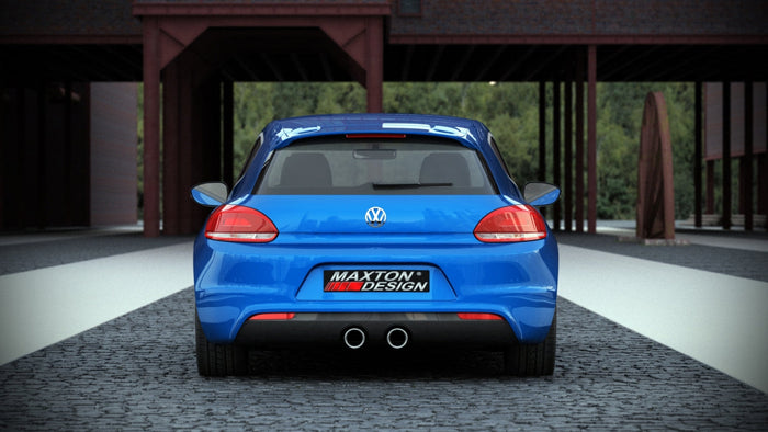 Maxton Design - REAR VALANCE VW SCIROCCO III R WITH 2 EXHAUST HOLES