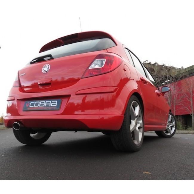 Cobra Exhausts - Vauxhall Corsa D 1.6 SRI (07-09) Cat Back Performance Exhaust | Car Enhancements UK