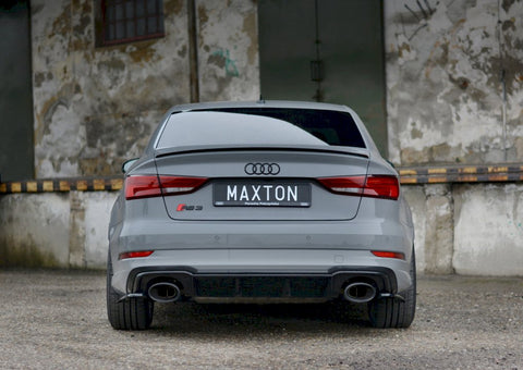 Maxton Design - REAR SIDE SPLITTERS AUDI RS3 8V FACELIFT SEDAN (2017-20)