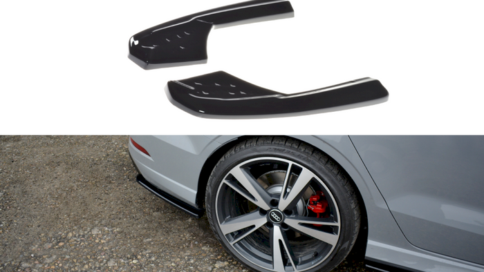 Maxton Design - REAR SIDE SPLITTERS AUDI RS3 8V FACELIFT SEDAN (2017-20)