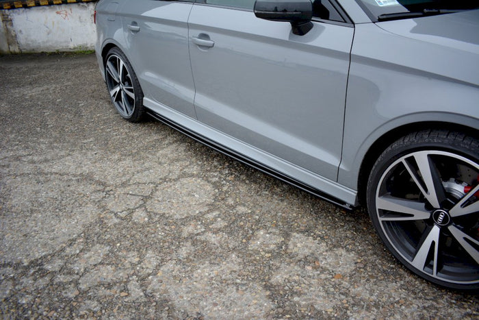 Maxton Design - SIDE SKIRTS DIFFUSERS AUDI RS3 8V FACELIFT SEDAN (2017-20)