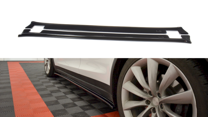 Maxton Design - SIDE SKIRTS DIFFUSERS V.1 TESLA MODEL X (2015-)