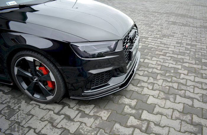 Maxton Design - FRONT SPLITTER V.1 AUDI RS3 8V FACELIFT SPORTBACK (2017 - 20)