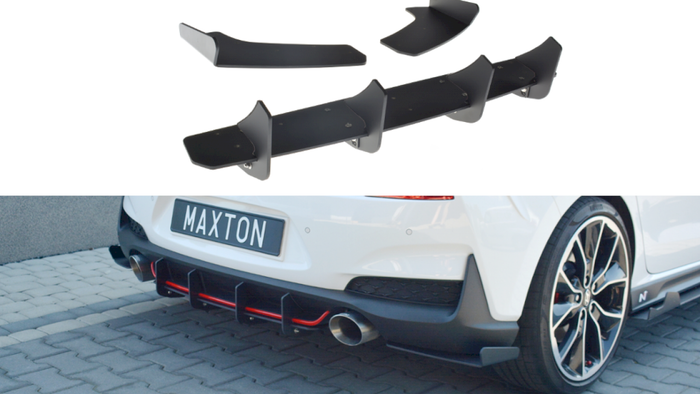 Maxton Design - REAR DIFFUSER HYUNDAI I30N MK3