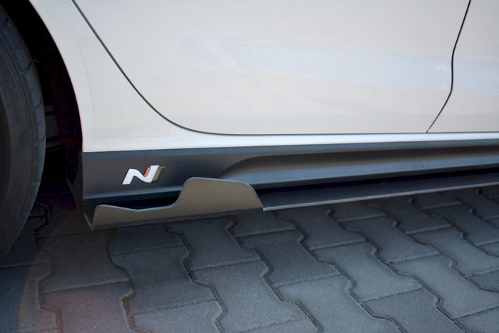Maxton Design - RACING SIDE SKIRTS DIFFUSERS HYUNDAI I30 MK3 N