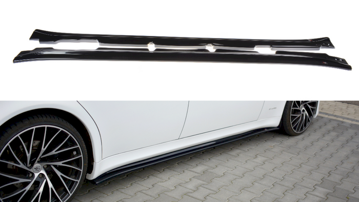 Maxton Design - SIDE SKIRTS DIFFUSERS MASERATI QUATTROPORTE MK5 FACELIFT (2009-2012)