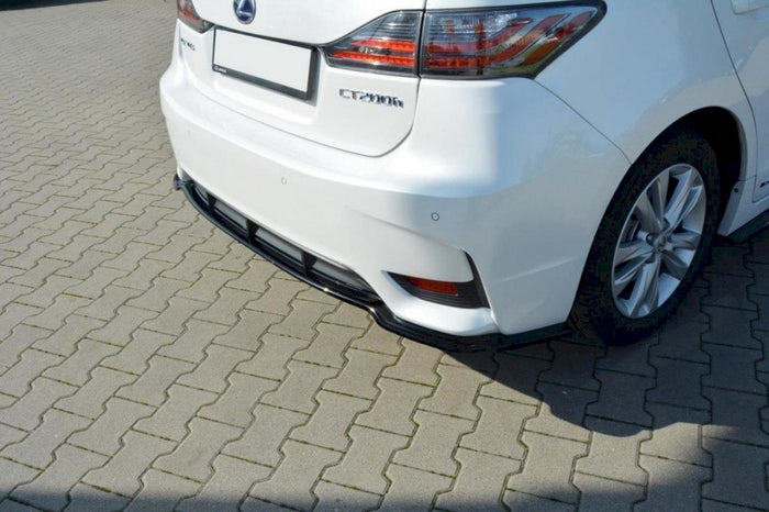 Maxton Design - CENTRAL REAR SPLITTER LEXUS CT MK1 FACELIFT (2013-2017)