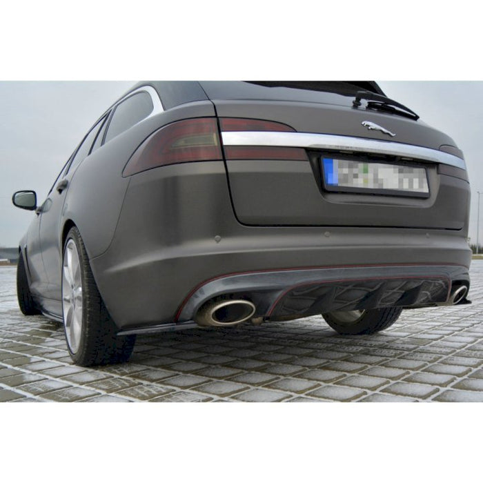 Maxton Design - REAR SIDE SPLITTERS JAGUAR XF (X250) MK1 SPORTBRAKE S-PACK (2012-2015)