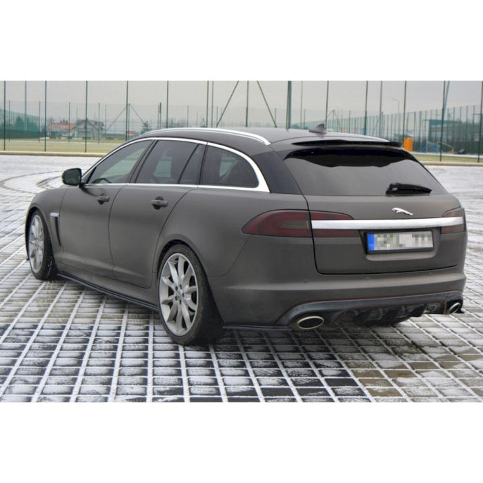 Maxton Design - REAR SIDE SPLITTERS JAGUAR XF (X250) MK1 SPORTBRAKE S-PACK (2012-2015)