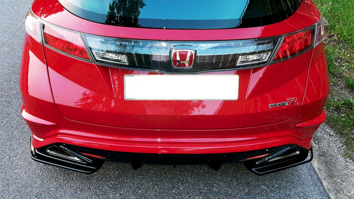 Maxton Design - REAR SIDE SPLITTERS HONDA CIVIC VIII TYPE-R GP (2007-2010)