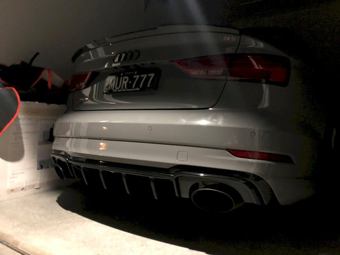 Maxton Design - REAR DIFFUSER AUDI RS3 8V FACELIFT SEDAN (2017-20)