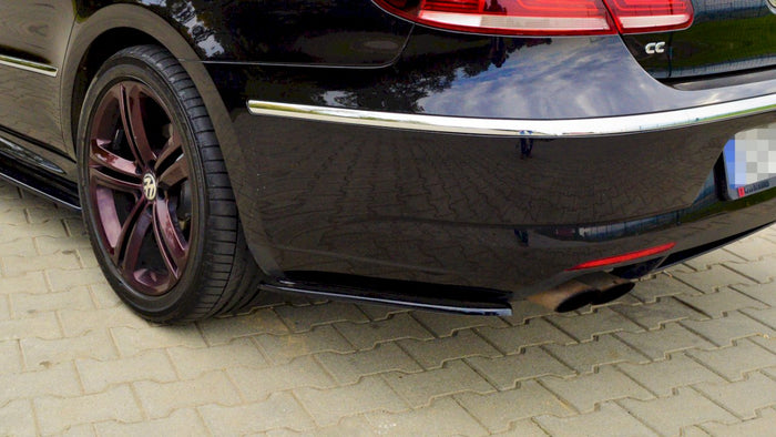 Maxton Design - REAR SIDE SPLITTERS VOLKSWAGEN CC R-LINE (2012-2017)