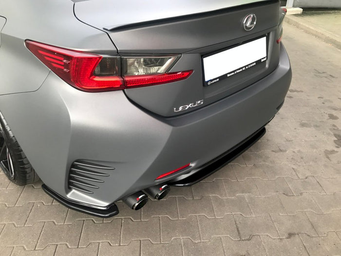 Maxton Design - CENTRAL REAR SPLITTER (WITHOUT VERTICAL BARS) LEXUS RC (2014-UP)