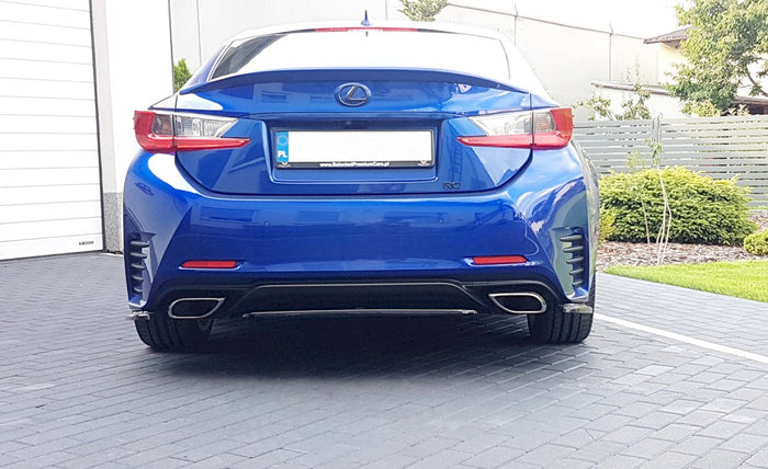 Maxton Design - CENTRAL REAR SPLITTER (WITHOUT VERTICAL BARS) LEXUS RC (2014-UP)
