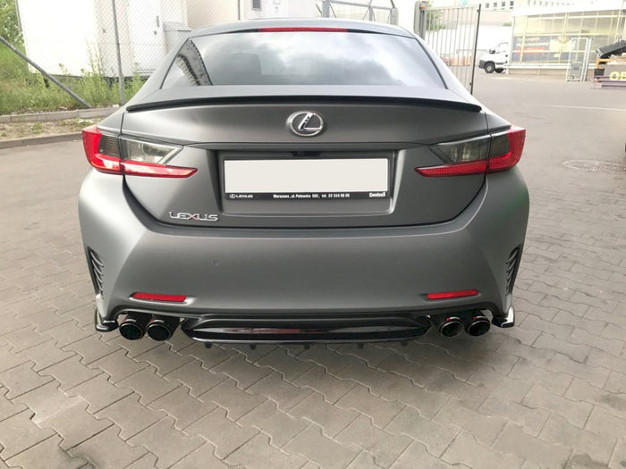 Maxton Design - CENTRAL REAR SPLITTER (WITH VERTICAL BARS) LEXUS RC (2014-UP)