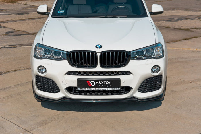 Maxton Design - FRONT SPLITTER BMW X3 F25 M-PACK FACELIFT (2014-2017)