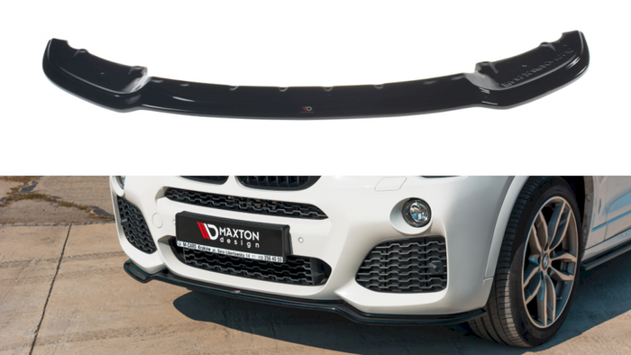 Maxton Design - FRONT SPLITTER BMW X3 F25 M-PACK FACELIFT (2014-2017)