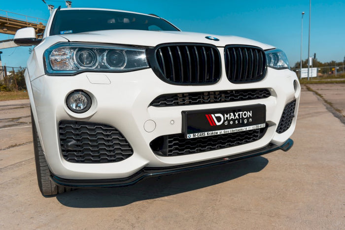Maxton Design - FRONT SPLITTER BMW X3 F25 M-PACK FACELIFT (2014-2017)