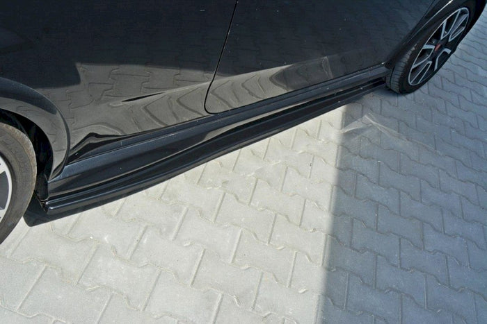 Maxton Design - SIDE SKIRTS DIFFUSERS FIAT PUNTO EVO ABARTH (2010-2014)