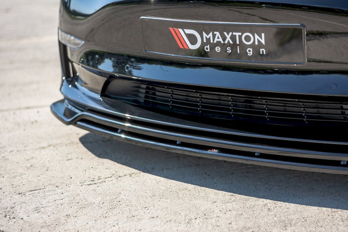 Maxton Design - FRONT SPLITTER V.2 TESLA MODEL 3 (2017-2023)