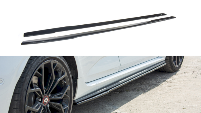 Maxton Design - SIDE SKIRTS DIFFUSERS RENAULT MEGANE MK4 RS (2018-2020)
