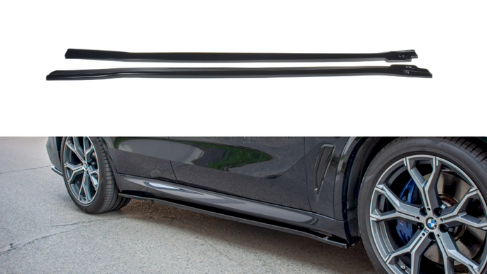 Maxton Design - SIDE SKIRTS DIFFUSERS BMW X5 G05 M-SPORT (2018-)